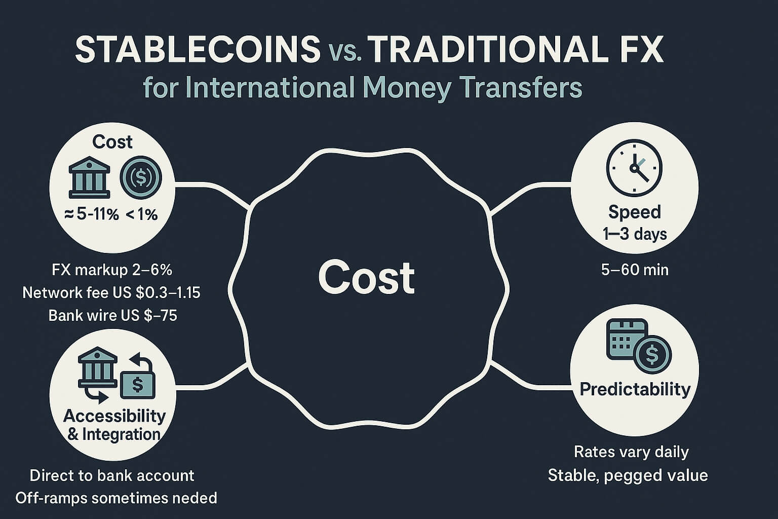 Stablecoins and Traditional FX compare